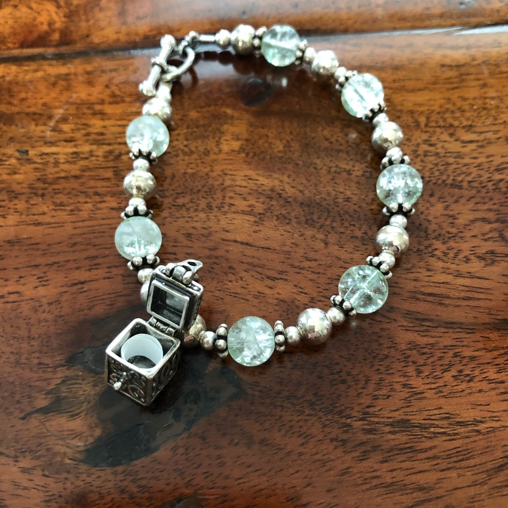 Brighton Prayer Box Bracelet with drawstring bag